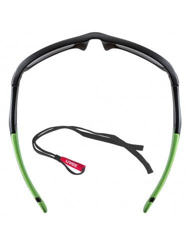 Okulary przeciwsłoneczne dla dzieci Uvex Sportstyle 507 Black Green Mat