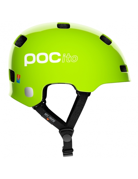 Kask rowerowy POC POCito Crane Fluorescent Yellow/Green Kask rowerowy POC POCito Crane Fluorescent Yellow/Green