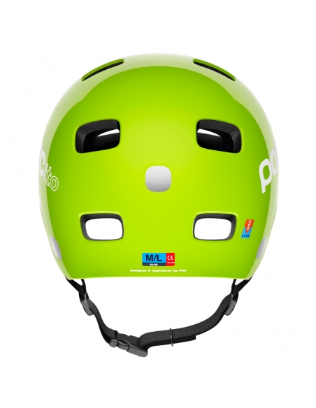 Kask rowerowy POC POCito Crane Fluorescent Yellow/Green Kask rowerowy POC POCito Crane Fluorescent Yellow/Green