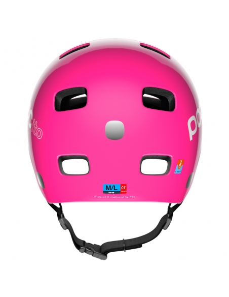 Kask rowerowy POC POCito Crane Fluorescent Pink