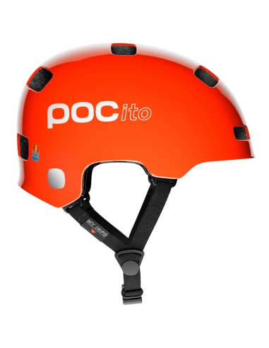 Kask rowerowy POC POCito Crane Fluorescent Orange