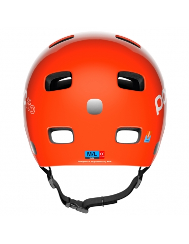 Kask rowerowy POC POCito Crane Fluorescent Orange