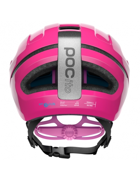 Kask rowerowy POC POCito Omne Spin Fluorescent Pink