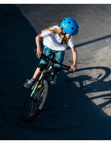 Kask rowerowy POC POCito Crane MIPS Fluorescent Blue