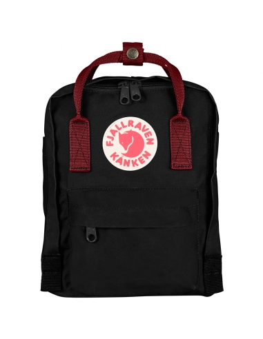 Plecak Fjallraven Kanken Mini Black - Ox Red