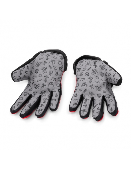 Rękawiczki rowerowe Woom Tens czerwone