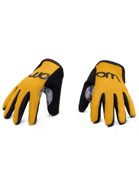 Rękawiczki rowerowe Woom Tens żółte