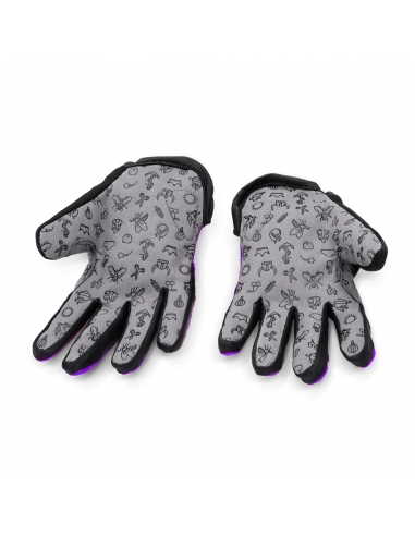 Rękawiczki rowerowe Woom Tens fioletowe