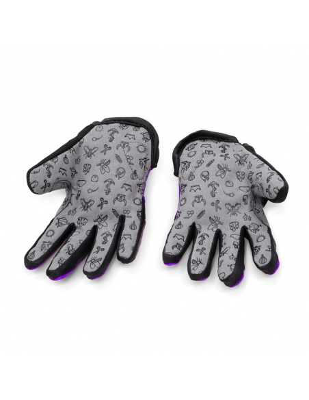 Rękawiczki rowerowe Woom Tens fioletowe