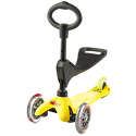 Hulajnoga i Jeździk Mini Micro Deluxe 3w1 żółta Hulajnoga i Jeździk Mini Micro Deluxe 3w1 żółta