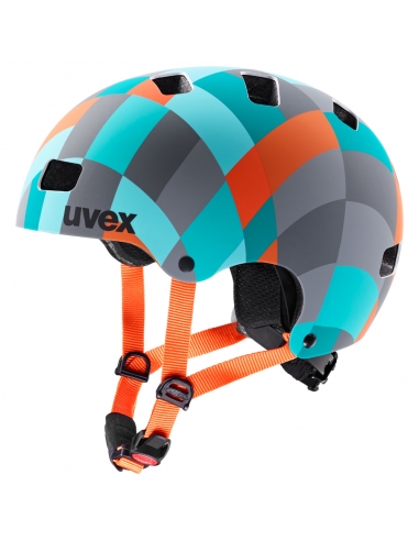 Kask Uvex Kid 3 CC Green Checkered Mat