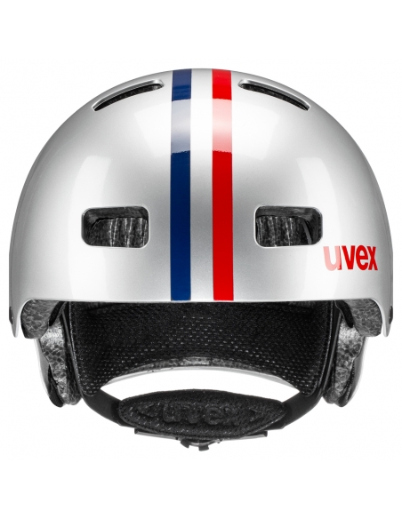 Kask Uvex Kid 3 Dirtbike Race Silver