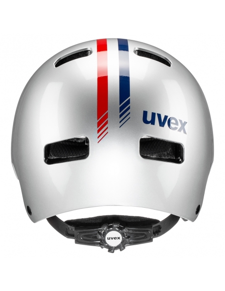 Kask Uvex Kid 3 Dirtbike Race Silver