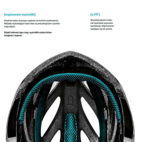 Kask Uvex  Kid 3 Dirtbike Black czarny regulacja 51 - 55 cm