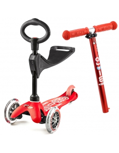 Hulajnoga i Jeździk Mini Micro Deluxe 3w1 czerwona