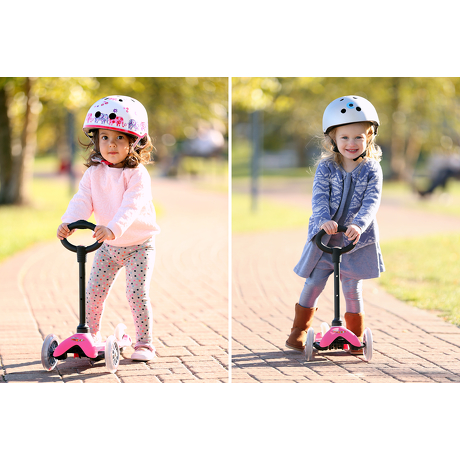 Hulajnoga i Jeździk Mini Micro Deluxe 3w1 różowa