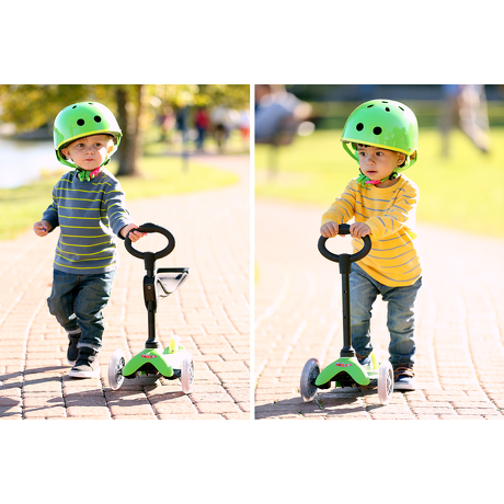 Hulajnoga i Jeździk Mini Micro Deluxe 3w1 zielona