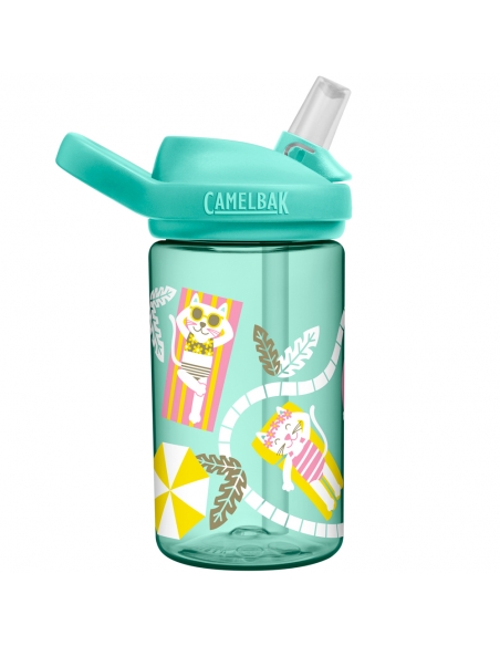 Butelka bidon Camelbak Eddy+ Kids 0,4l Pool Cats