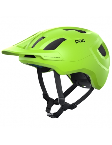 Kask rowerowy POC Axion Spin Fluorescent Yellow/Green Matt