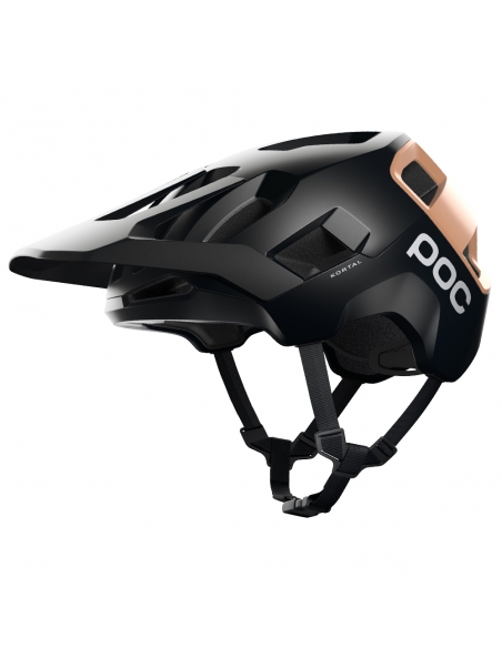 Kask rowerowy POC Kortal Uranium Black/Light Citrine Orange Matt