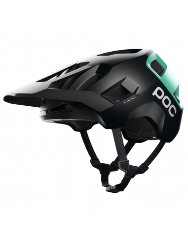 Kask rowerowy POC Kortal Uranium Black/Fluorite Green Matt