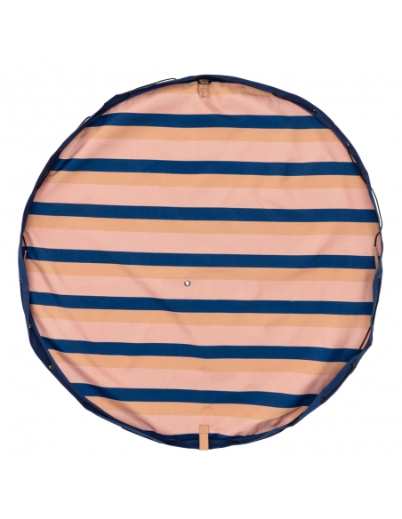 Plażowy worek na zabawki Play&Go Outdoor Mokka Stripes Plażowy worek na zabawki Play&Go Outdoor Mokka Stripes