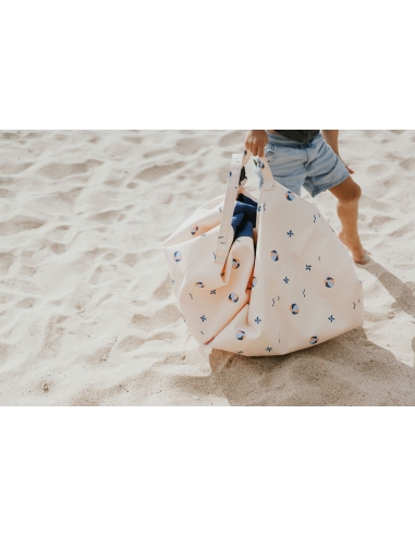 Plażowy worek na zabawki Play&Go Outdoor Stripes