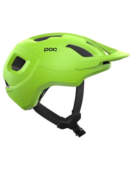 Kask rowerowy POC Axion Spin Fluorescent Yellow/Green Matt