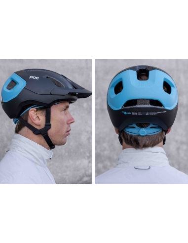 Kask rowerowy POC Axion Spin Uranium Black Matt
