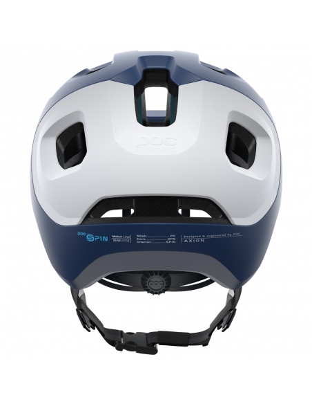 Kask rowerowy POC Axion Spin Lead Blue Matt