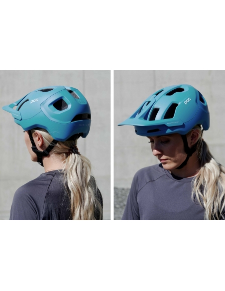 Kask rowerowy POC Axion Spin Lead Blue Matt