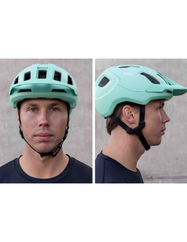 Kask rowerowy POC Axion Spin Lead Blue Matt