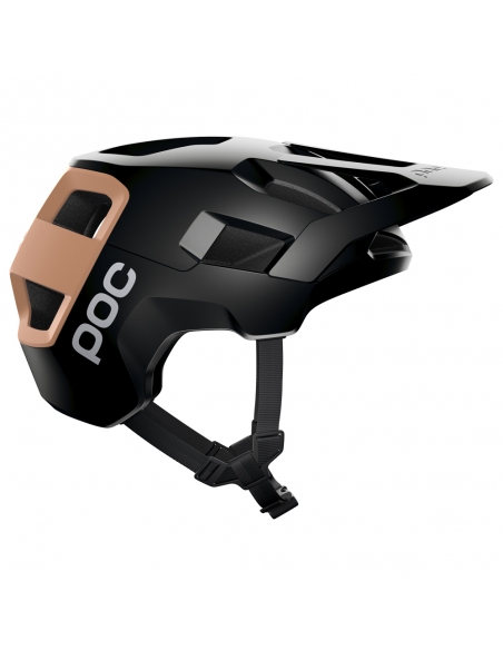 Kask rowerowy POC Kortal Uranium Black/Light Citrine Orange Matt
