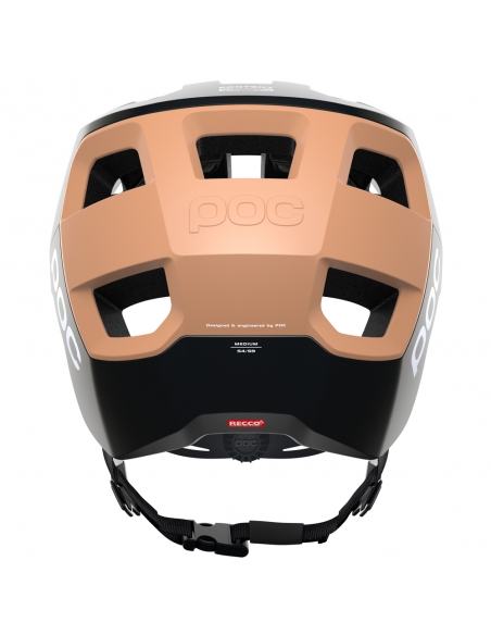 Kask rowerowy POC Kortal Uranium Black/Light Citrine Orange Matt
