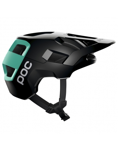 Kask rowerowy POC Kortal Uranium Black/Fluorite Green Matt