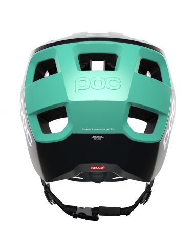 Kask rowerowy POC Kortal Uranium Black/Fluorite Green Matt