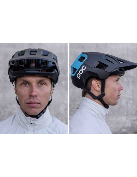 Kask rowerowy POC Kortal Uranium Black/Basalt Blue Matt