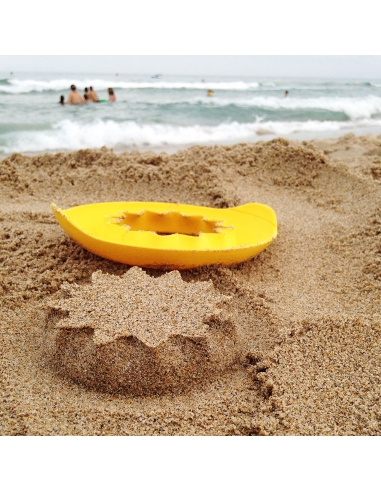 Zestaw plażowych zabawek w worku Quut Mini Ballo + Cuppi + Magic Shapers Heart