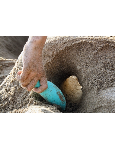 Zestaw plażowych zabawek w worku Quut Mini Ballo + Cuppi + Magic Shapers Heart