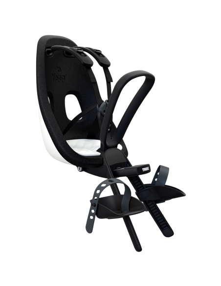 Fotelik rowerowy Thule Yepp Nexxt Mini Snow-White (na przód, mocowany do kierownicy)