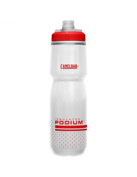 Izolowany bidon Camelbak Podium Chill 710ml Fiery Red/White Izolowany bidon Camelbak Podium Chill 710ml Fiery Red/White