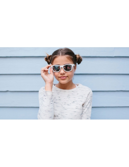 Okulary przeciwsłoneczne dla dzieci Babiators Original Navigator Wicked White 0-2