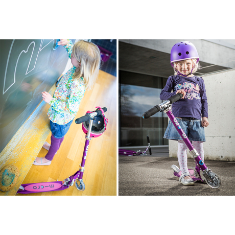 Hulajnoga Micro Sprite Purple Stripe