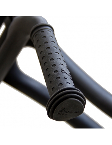 Nakładki na rączki kierownicy Wishbone czarne