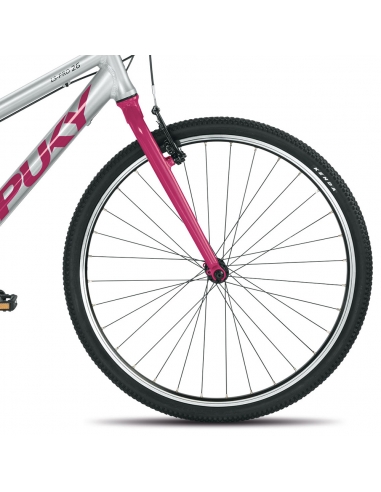Rower dziecięcy Puky LS-PRO 24" Silver/Berry