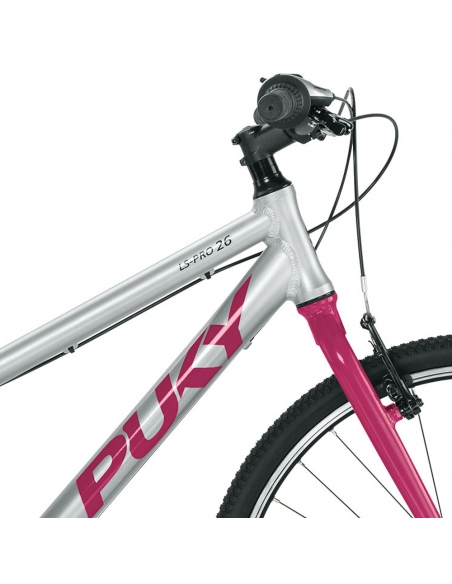 Rower dziecięcy Puky LS-PRO 24" Silver/Berry