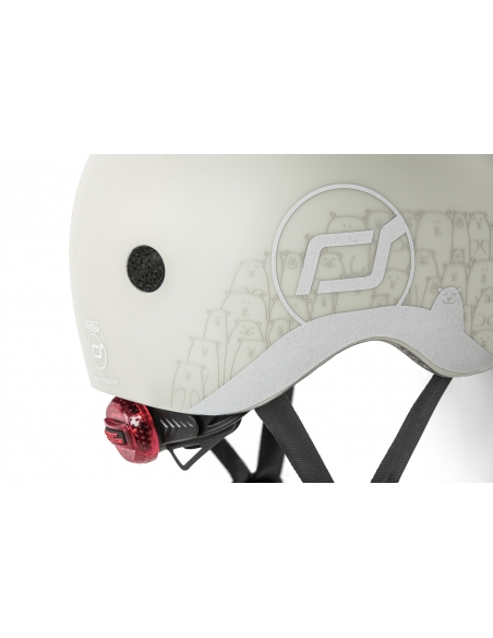 Kask dziecięcy Scoot&Ride Ash Bear