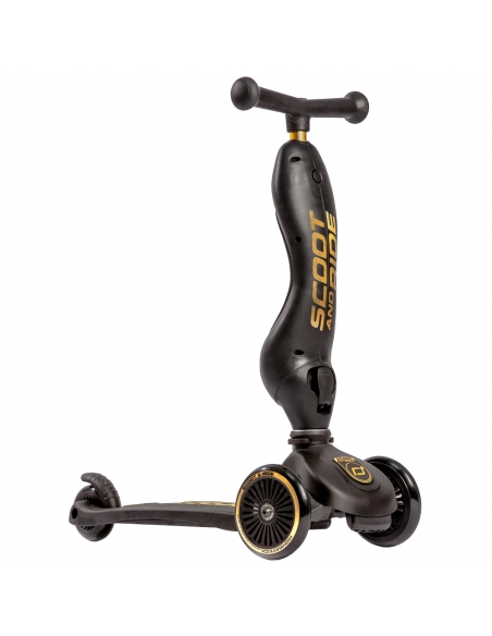 Hulajnoga i jeździk Scoot&Ride Highwaykick1 2w1 Black&Gold