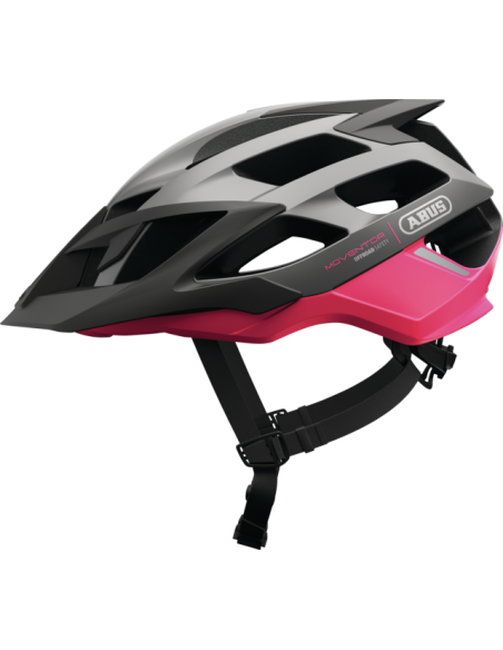 Kask rowerowy Abus Moventor Fuchsia Pink