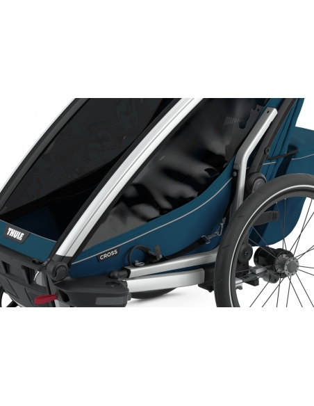 Przyczepka sportowo-rowerowa Thule Chariot Cross 2 Majolica Blue (2-osobowa)